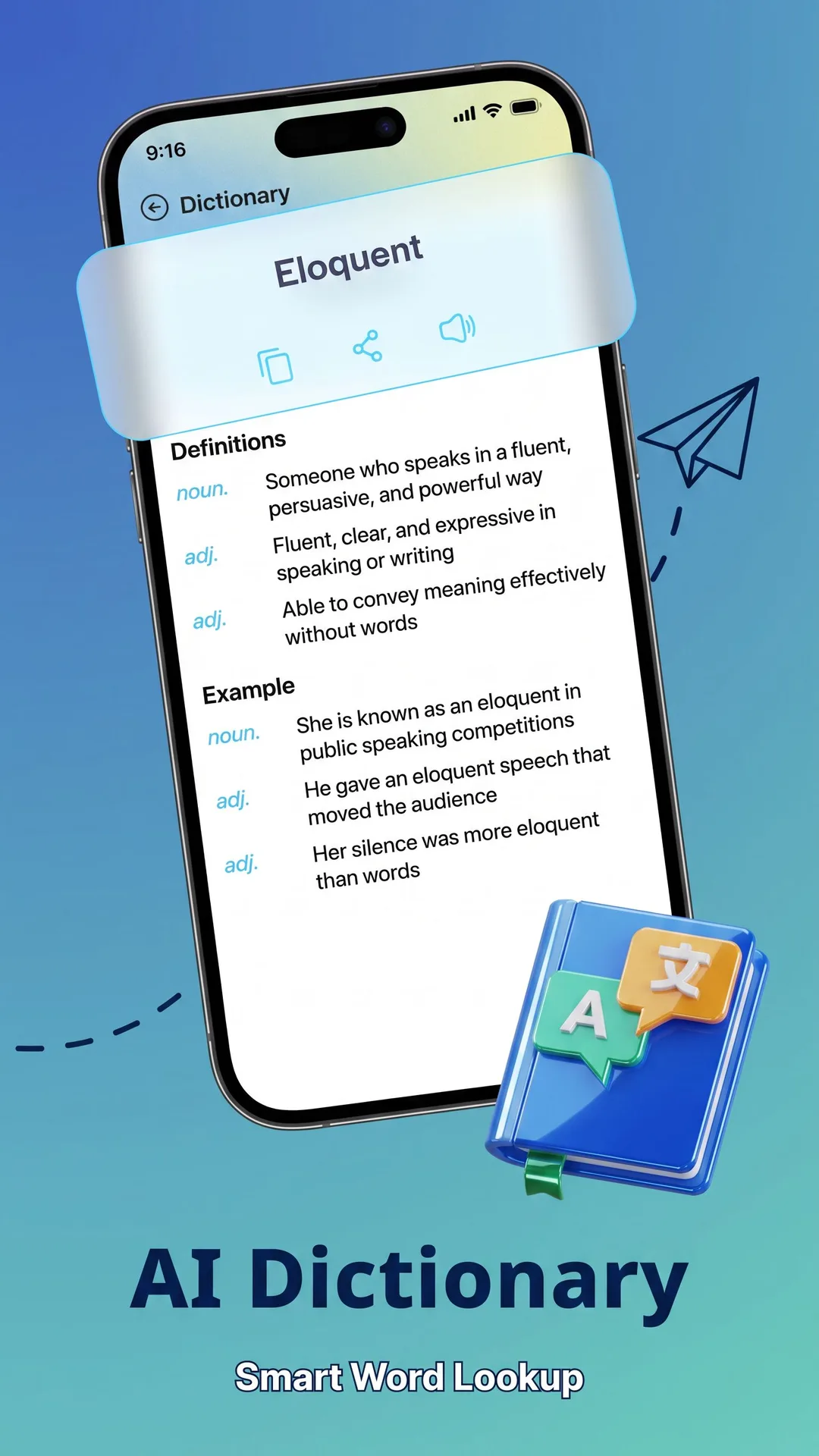 Voice Translator screen